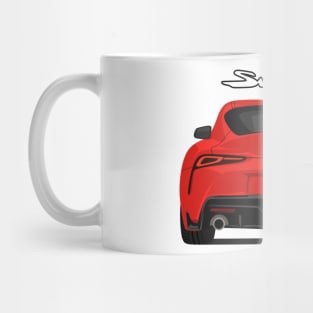 Rear Supra 5th Generation GR A90 red Mug